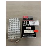 (50) Rounds Of .25 Auto Ammo