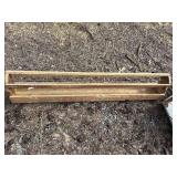 Wooden Chicken Feeder