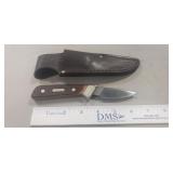 (1) 'Old Timer' Knife w/ Leather Sheath