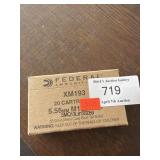 (20) Rounds 5.55 M193 Ball Cartridges