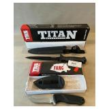 TRS Survival ï¿½Titanï¿½ &ï¿½Fangï¿½ Knives
