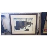 (1) Framed Print (42'ï¿½35')