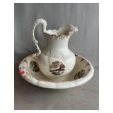 Pitcher & Bowl, Urn (No Lid), Silverplate Platter