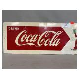 Metal Coca-Cola Advertising Sign