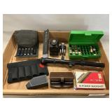 Lot With Assorted Ammo, Crosman Scope, Magazine,