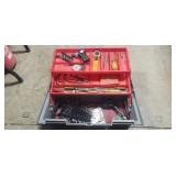 Craftsman Plastic Tool Box w/ Assorted Tools