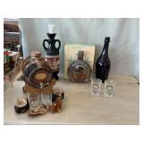 Decanters (Empty), Amethyst Bottle, Wheaton