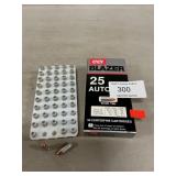 (50) Rounds Of .25 Auto Ammo
