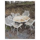 Metal Table & Chairs