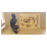 (1) Decorative Plaque (16'ï¿½12') & (1) Decorative