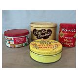 Vintage Tin Product Cans