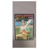 (1) Vintage 1971 Topps Reggie Jackson Baseball