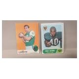 (2) NFL Football Cards (Joe Namath & Gale Sayers)