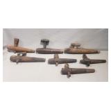 (7) Vintage Wooden Barrel Tap Faucets