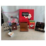 Pokï¿½mon Game, Bag Of Die, Glass Dice Box, Card