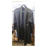 (1) Leather Coat (Size S)