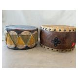 Pair Of Vintage Drums