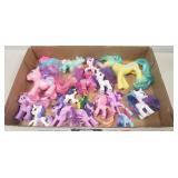 Tray Lot Of Assorted 'My Little Pony ' Figurines