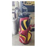Assorted Golf Clubs w/ Bag