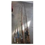 (8) Assorted Fishing Rods