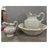 Anchor Pottery 3 Pc. Wash Bowl Set