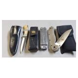 (2) Knives & (1) Letterman Utility Tool