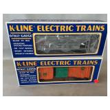 K-Line O Gauge Seaboard Box Car & Yuengling Hopper