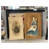 Vintage Illustration, Needlework, Folk Art