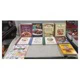 (10) Assorted Cookbooks
