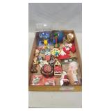 Tray Lot Of Assorted Christmas Ornaments