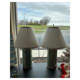 Pair Of Asian-Style Porcelain Lamps