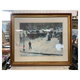 ï¿½Fifth Avenue In Winterï¿½ Print By Childe Hassan