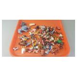 Tray Lot Of Assorted Walt Disney Plastic