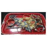 Tray Of Assorted Jewelry & More