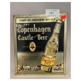 Copenhagen Castle Beer Advertising Sign