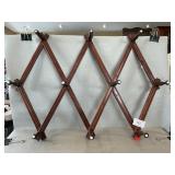 Wooden Accordion Wall Rack