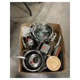 Box Lot With Cookware, Most Cuisinart