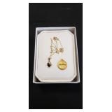 (1) 14K Gold Ladies Necklace & (1) 10K Gold