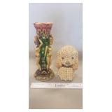 (1) Decorative Candle Holder (9.5' Tall/England)