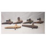 (6) Vintage Wooden Barrel Tap Faucets