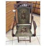 Victorian Style Tapestry Chair