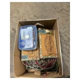 Box Lot With Train Track, Wiring, Cigar Boxes,