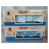 Yuengling O Gauge Covered Hopper & Box Car