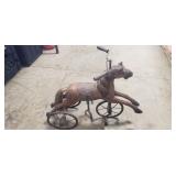 Antique Folk Art Horse Tricycle (22'ï¿½10'ï¿½18')