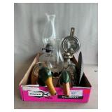 Oil Lamps, Wooden Ducks