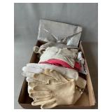 Lot Of Vintage Ladies Gloves, Purse, Lace