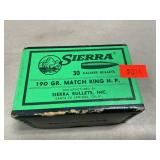 (100) Sierra .30 190 Gr. Bullets