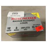 (15) 12 Gauge Winchester Magnum Buckshot Loads