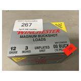 (15) 12 Gauge Winchester Magnum Buckshot Loads