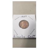 (1) 1957 Lincoln Cent